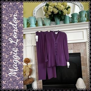 NWT Maggie London pant set, size 12P